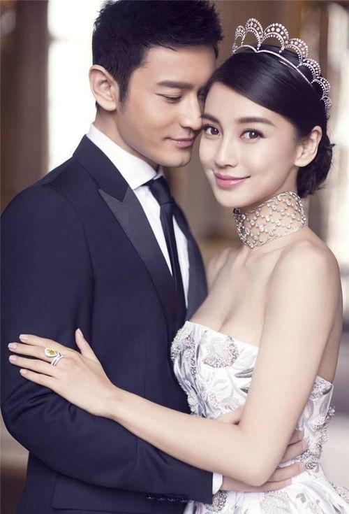 黄晓明杨颖的照片,浪漫瞬间定格幸福时光