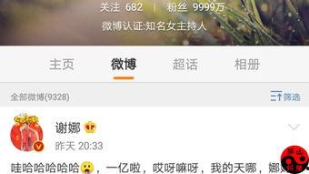 明星谁微博第一名,揭秘微博第一名明星的神秘魅力